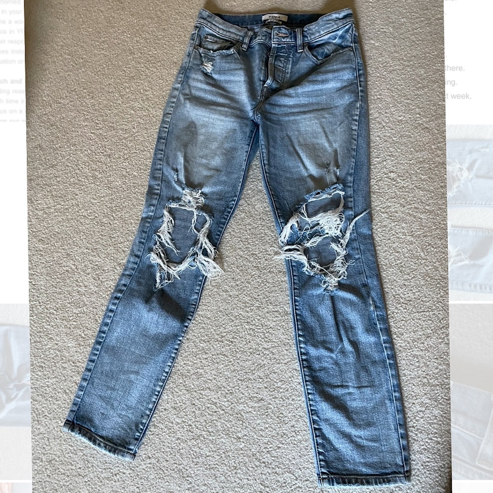pistola ripped jeans